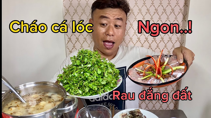 Cháo cá lóc rau đắng gọi là gì