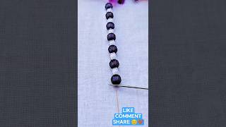 DIY BEAUTIFUL BLACK & WHITE CRYSTAL BEADS JEWELRY CRAFT HANDMADE SATISFYING TUTORIAL FASHION ART 😍🖤👌