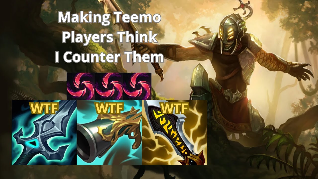 Заставить Тимо думать, что Мастер Йи противостоит ему