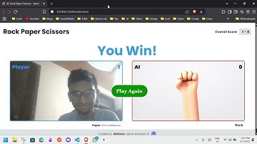 AI Powered Rock Paper Scissors Game Demo Video