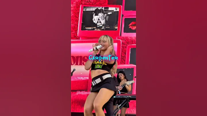 Sabrina Carpenter’s Brazil Nonsense Outro Had Fans LOSING It 🇧🇷🔥#sabrinacarpenter #shorts
