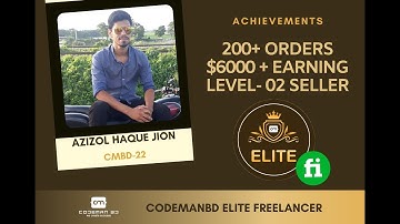 🎬🎬 Azizol Haque Jion (Batch: CMBD-22) -✨Orders: 200+ -✨Earning: $6000+ CMBD Elite Member Video Shoot