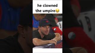 he made fun of an umpire 😂😭