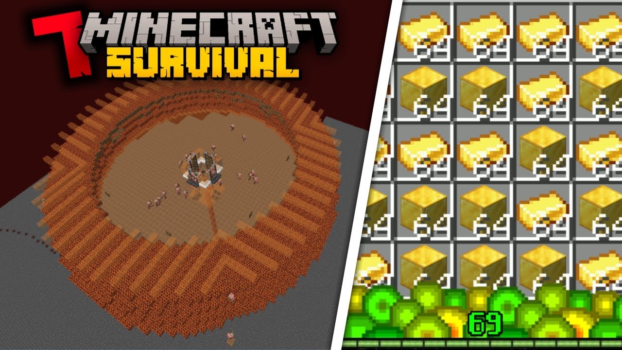 I built an ULTIMATE GOLD FARM in Minecraft survival #7 (telugu) - YouTube