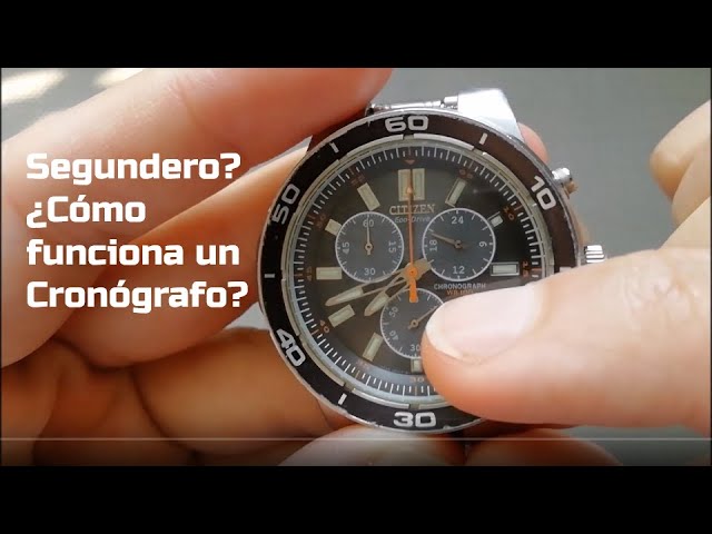 Por qué no se mueve el segundero? Cómo funciona un cronógrafo de un reloj  analógico (En Español). - YouTube