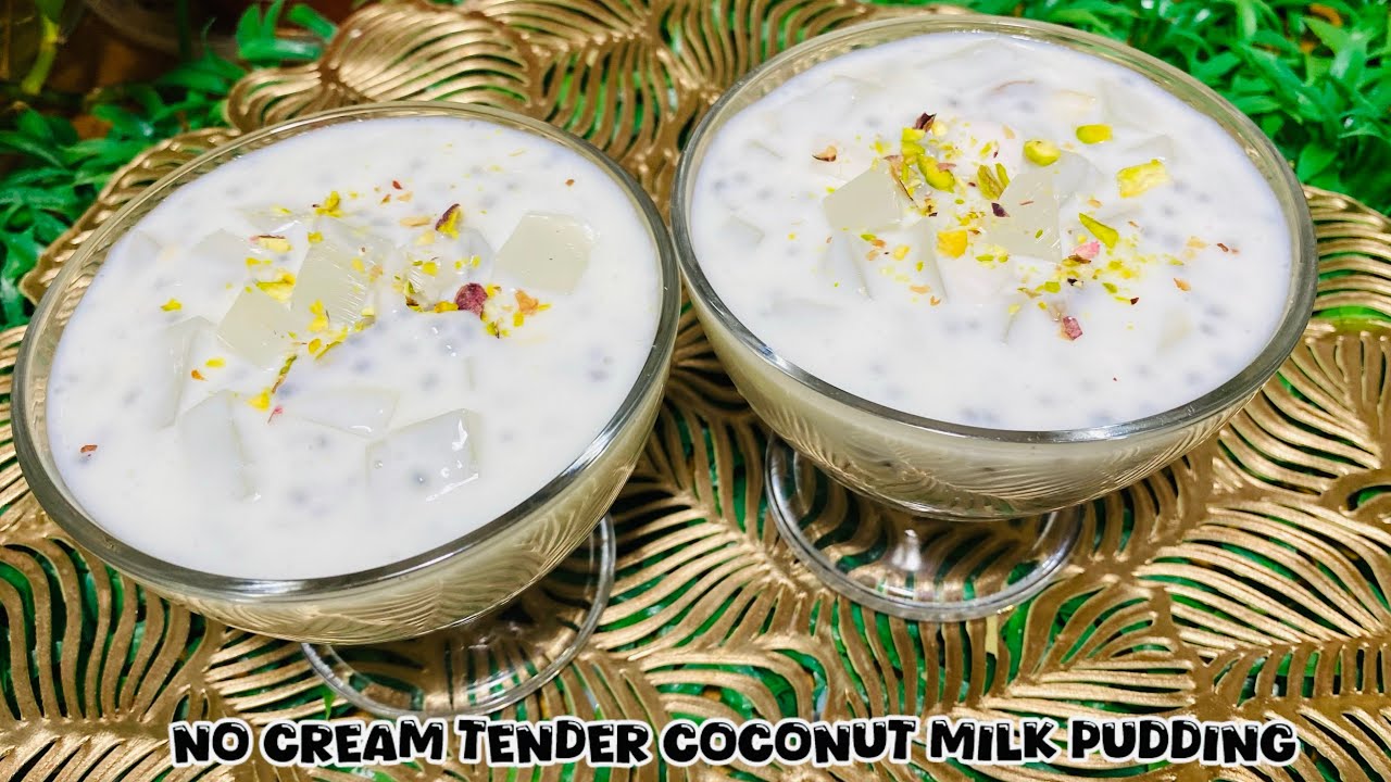 No Cream Tender Coconut Milk Pudding | Easy Ramzan Special Dessert Recipe | Ramadan Recipe 2026