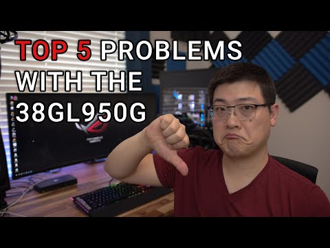 Top 5 Disappointments with the LG 38GL950G