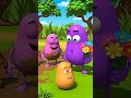 चार मोटे आलू कीचड़ में गिरे 😂 | Aloo Kachaloo | Funny 3D Cartoon | Hindi Nursery Rhymes #shorts