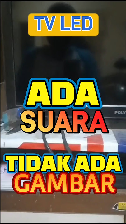 TV LED ada suara namun tidak ada gambar