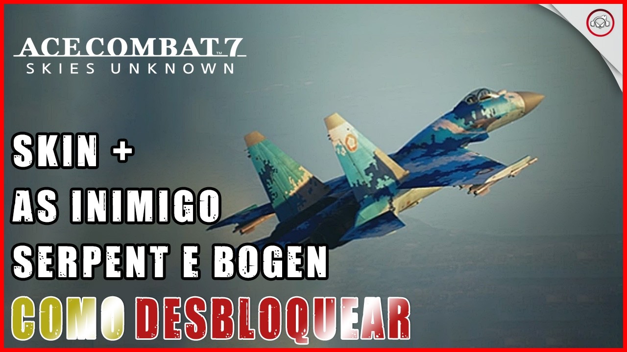 Miniatura do vídeo Ace Combat 7, Como desbloquear o Ás Inimigo e a Skins Su-37 Serpent - F-2A Bogen, 18-19/24