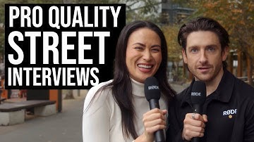 How to Record Professional Quality Street Interviews