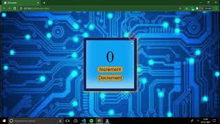 Counter Using JavaScript Javascript project
