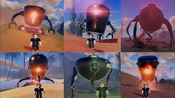 Escaping All Omnidroids V.x1 - V.x9 | Omnidroid Test Roblox