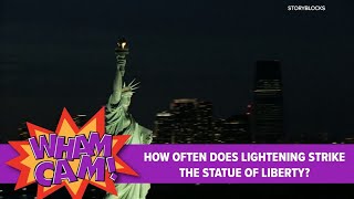Wham Cam: Lightning strikes the Statue of Liberty?