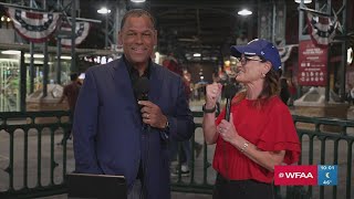 Watch as WFAA learns live on air about the Texas Rangers winning the 2023 World Series