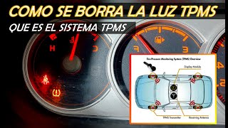 Que es el sistema TPMS, Como se borra la luz, cambiar los sensores y otras preguntas del TPMS