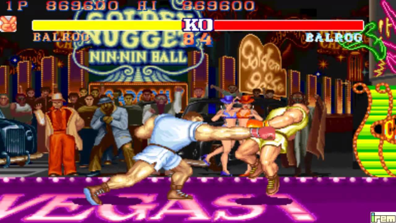 Retro 90s Arcade Games) - Street Fighter II Champion Edition - Balrog Vs  Vega