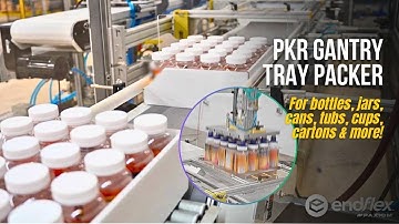 PKR Gantry for Pick & Placing Vitamin Gummy Bottles into Display Trays