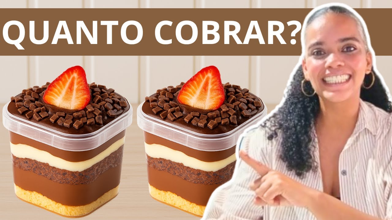 QUANTO COBRAR no seu BOLO NO POTE!