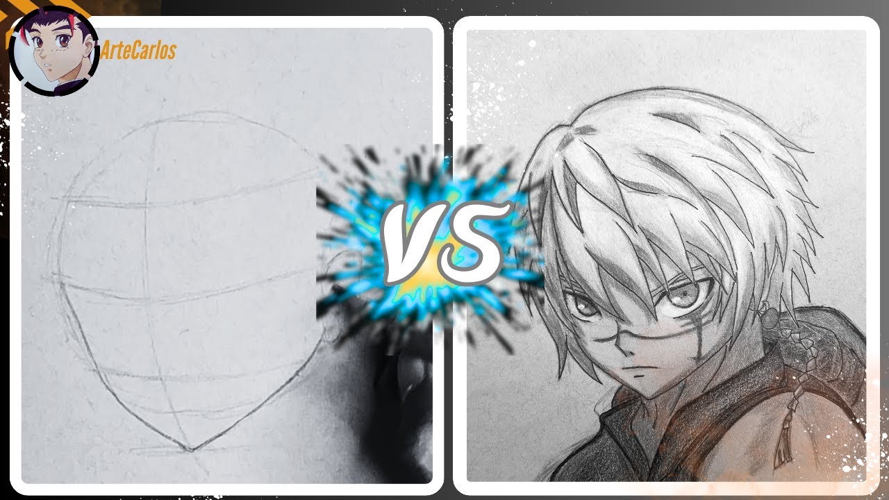 ️ Como dibujar anime Fácil paso a paso - Rostros 👀 - YouTube