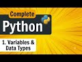 Lecture 1 : Variables and Data Types | Python Programming