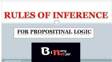 Lecture 1.8||Rules of Inference||Discrete mathematics||Binary Net Jrf