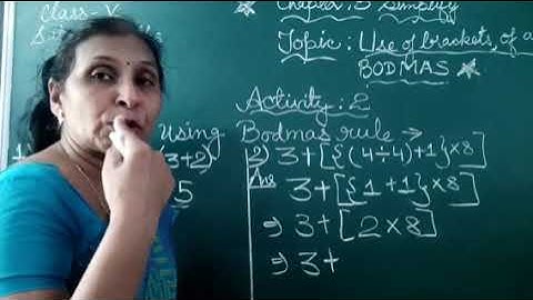 Class 5 Chapter 5 I Simplification l Activity 2 Maths