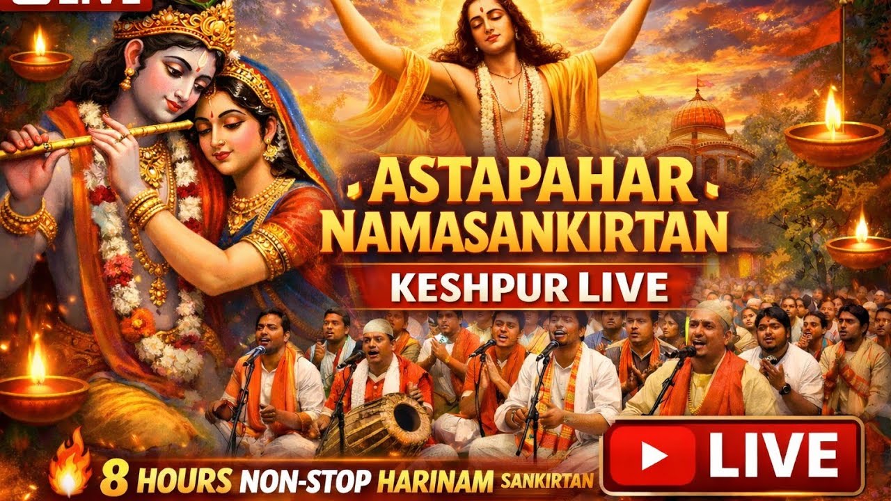 🔴 LIVE NOW | Astapahar Namasankirtan | Keshpur Grand Kirtan Festival