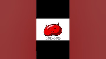 Android Versions Logo Evolutions Historical Logos #shorts #samsung #android #phone #technology