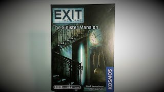 Exit: The Sinister Mansion board game review by Coach Troy 132 views 9 months ago 3 minutes, 52 seconds