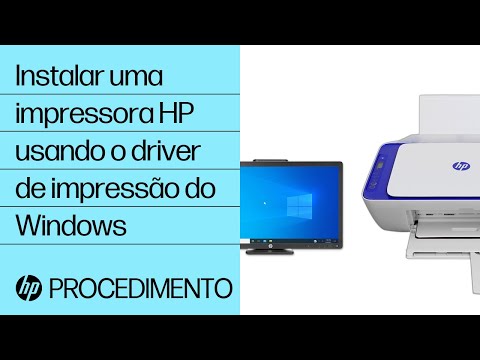 Instalar uma impressora HP usando o driver de impressão do Windows | Impressoras HP | HP Support