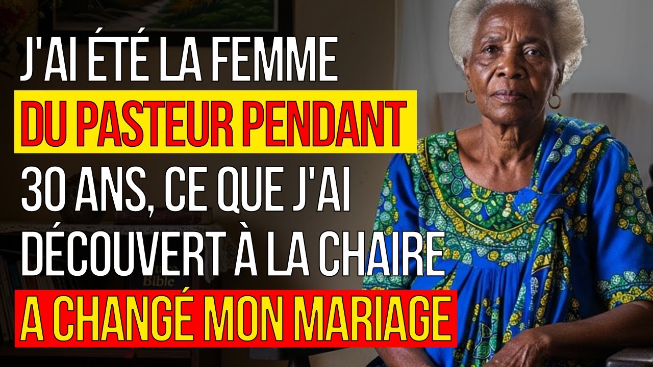 HISTOIRE VRAIE : Femme du pasteur 30 ans — Ce que j'ai découvert à la chaire a changé tout