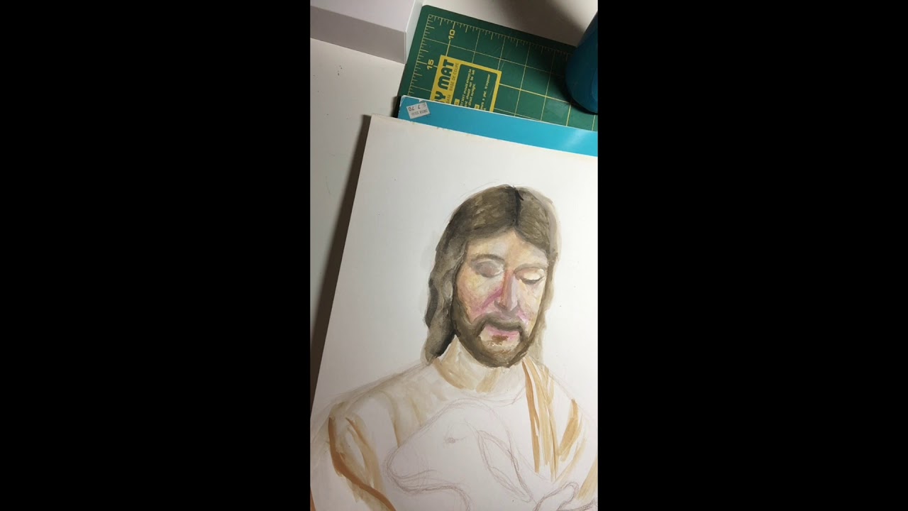 JesusChrist painting YouTube
