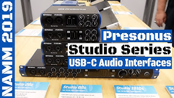 NAMM 2019: Presonus Studio C-Series USB-C Audio Interfaces | SYNTH ANATOMY