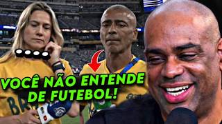 ROMÁRIO MALTRATA JORNALISTA MIL1TANTE E A LACR4ÇÃO COBROU!!!
