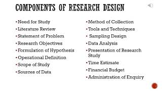 Business Research Methods:- Research Design Part 2
