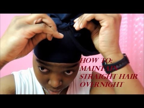 How To Maintain Straight Hair Overnight Youtube