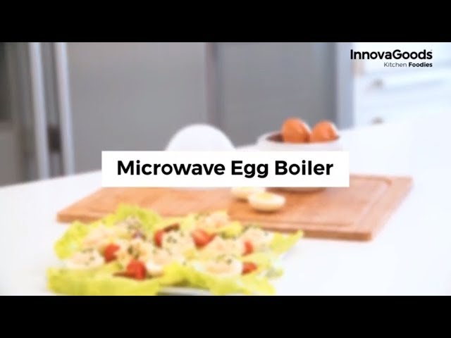 Cuecehuevos para Microondas con Recetario Boilegg InnovaGoods