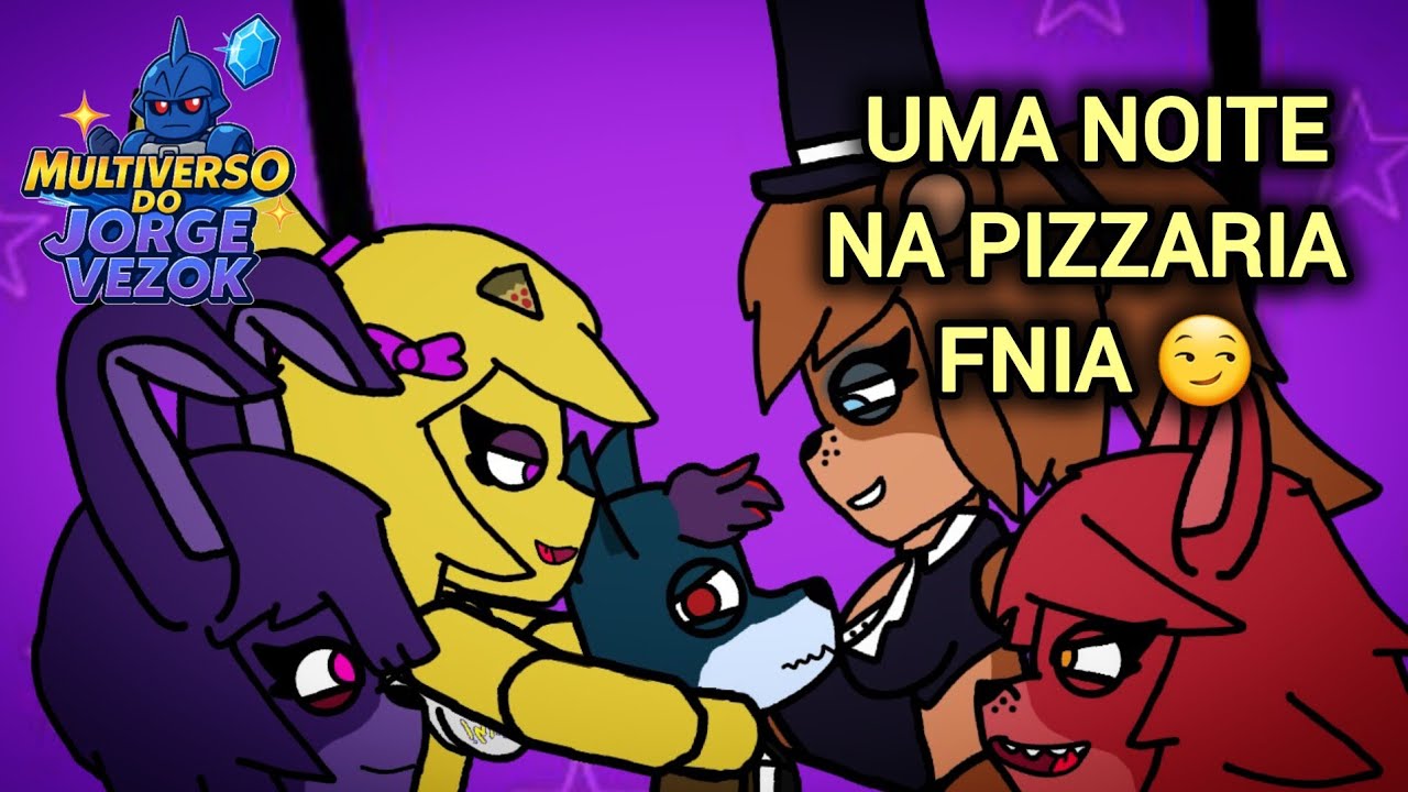 Passando uma Noite na pizzaria Fnia 😳 (Dc2/Fnaf/Animation) 