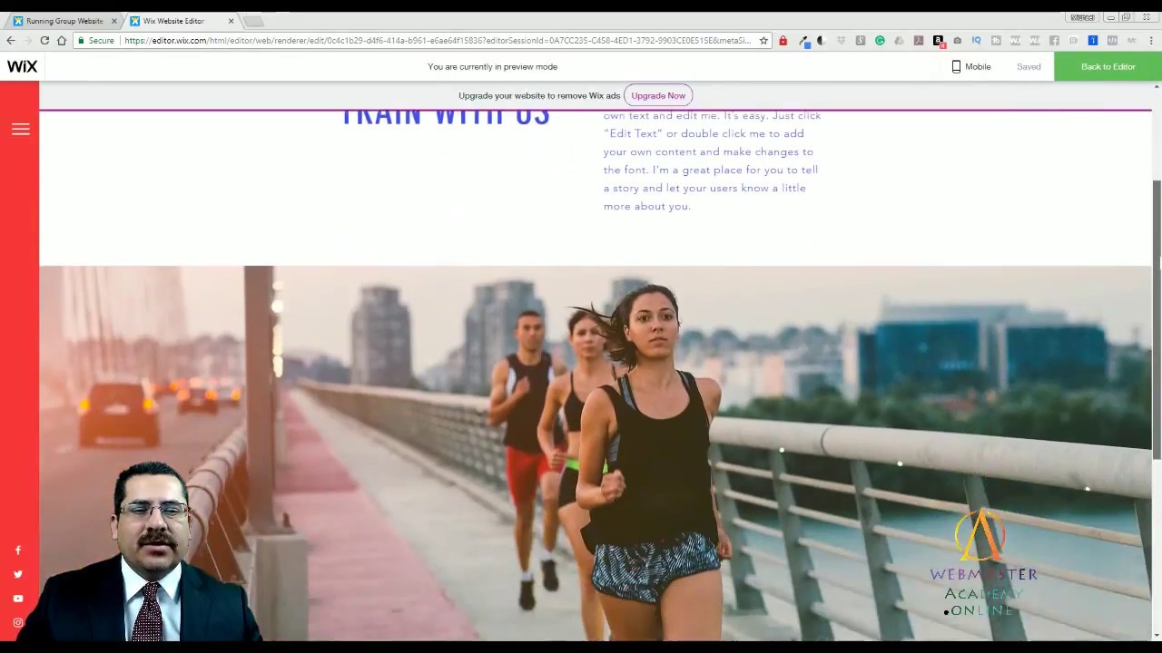 Running Group Template From Wix Web Design Tutorial YouTube Running group template from wix web design tutorial youtube