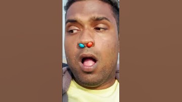 Thumbnail of M&M'S STUCK IN NOSE 😂😆 #shorts
