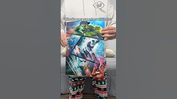 Every Marvel and DC fan needs this 3D Lenticular Poster! 🤩 #superhero #spiderman #captainmarvel