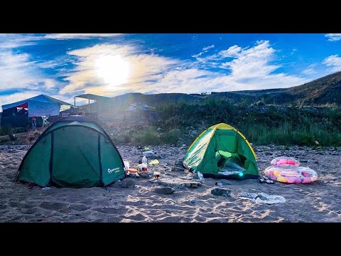 Меганом с палаткой
