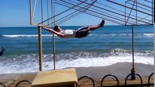Inward bar sideflip fail