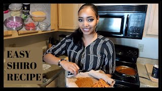 Ethiopian Food Easy Shiro Recipe ሽሮ ወጥ አሰራር  በሱዳኒስ | Amena and Elias