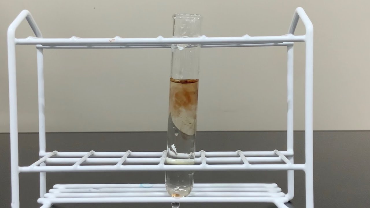 実験 アニリンとさらし粉の反応 Youtube