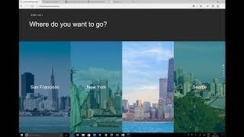 Building a Universal Windows Platform app using Angular