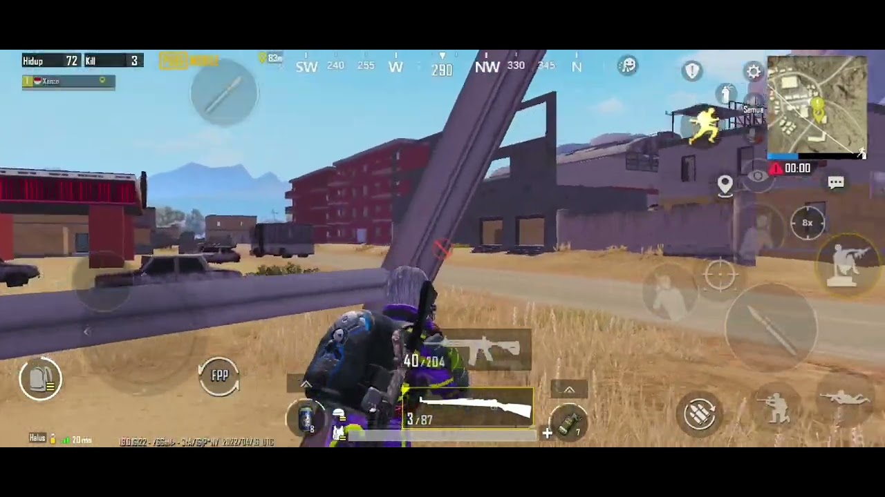 MAIN PAGI JAM 6 KETEMU BOT SEMUA SAMPE solo vs sequad KILL 15