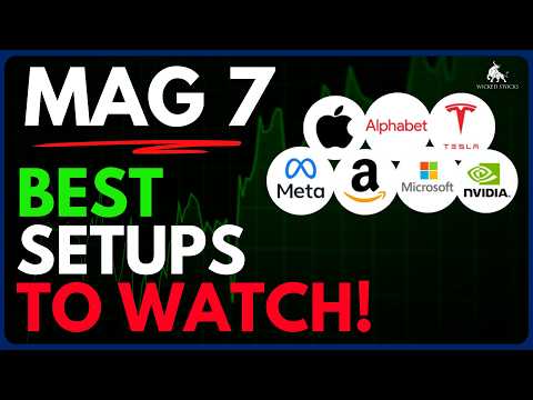 Video preview for In this video, we break down the Magnificent Seven stocks — Alphabet (GOOGL), Amazon (AMZN), Apple (AAPL), Meta (META), Microsoft (MSFT), Nvidia (NVDA), Palantir (PLTR), and Tesla (TSLA).