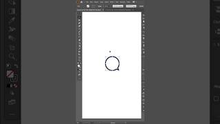 How to make simple Instagram Comment icon with basic circle and triangle in adobe illustrator AI